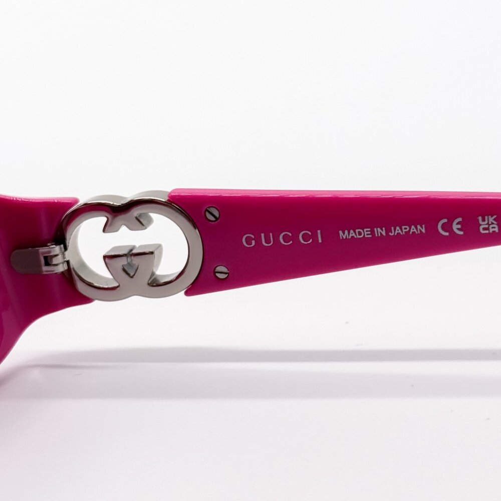 NEW GUCCI GG1661S 004 PINK WOMEN SUNGLASSES GUCCI - Picture 11 of 13